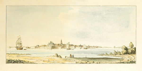 South Carolina, 1777, Charleston, View from the South Shore of Ashley River