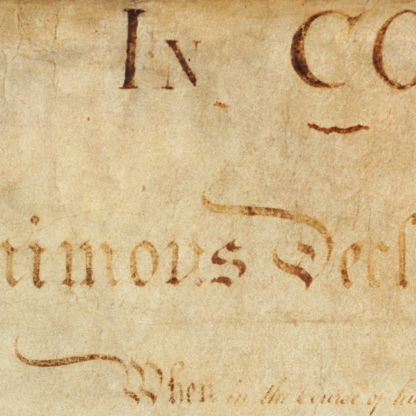 Declaration of Independence, 1776, Premium Edition Replica