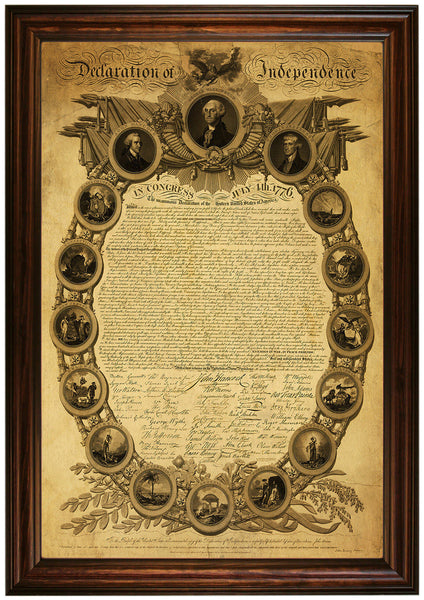 Declaration of Independence, 1818, Premium Edition Replica