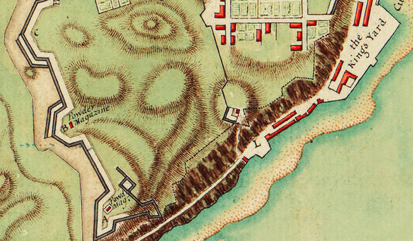 Canada, 1775-76, Quebec City, Battle and Siege, Plan & Map