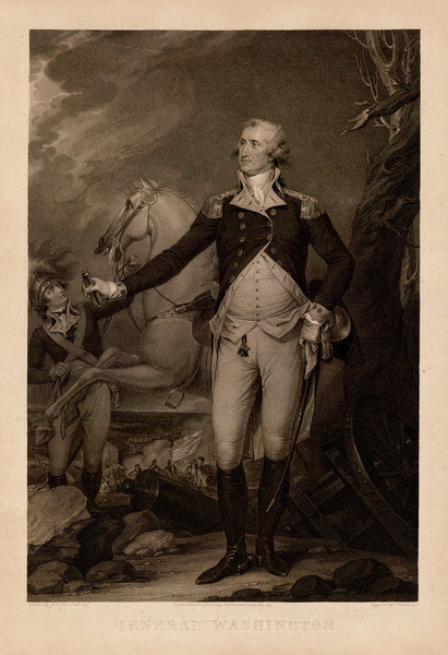 General George Washington, Portrait, Fine Art Print