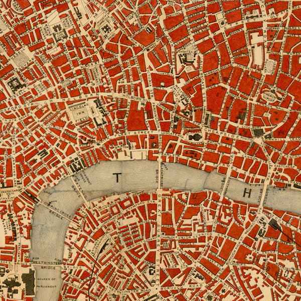 London, 1851, Tallis, Illustrated City Plan