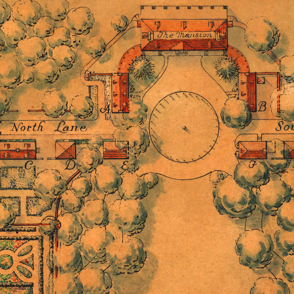 Mount Vernon, 1932, Estate Plan, George Washington