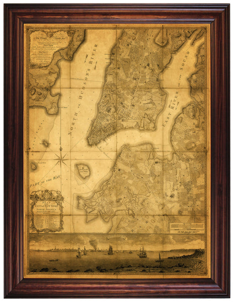 New York, 1776, Ratzer Plan (I), Antique Map