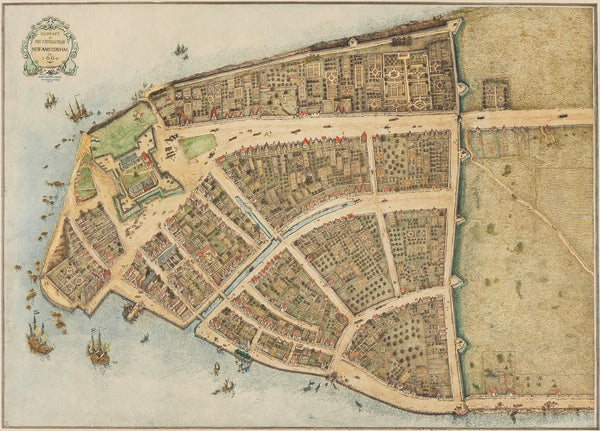 New York, 1660, Castello Plan, New Amsterdam