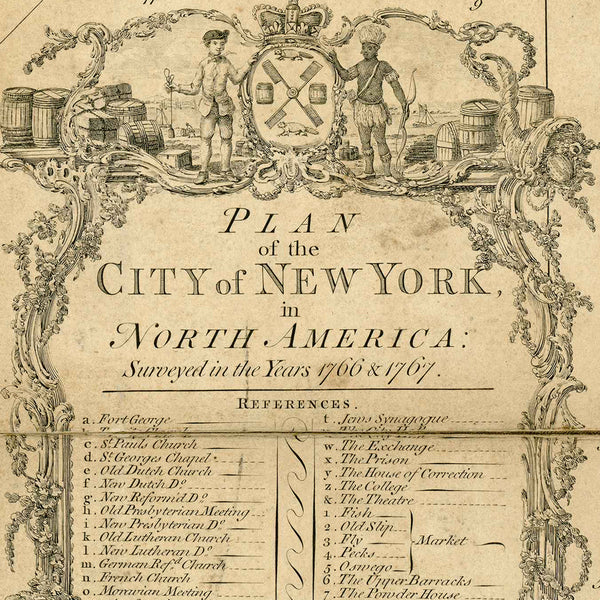New York, 1776, Ratzer Plan (II), Brooklyn, Old Map