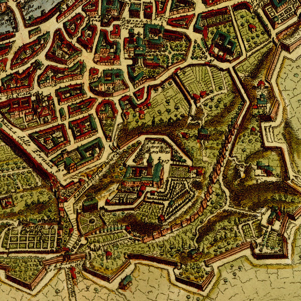 Rome, 1690, Roma Novissima & Accuratissima, Falda, Feuille, City Plan 