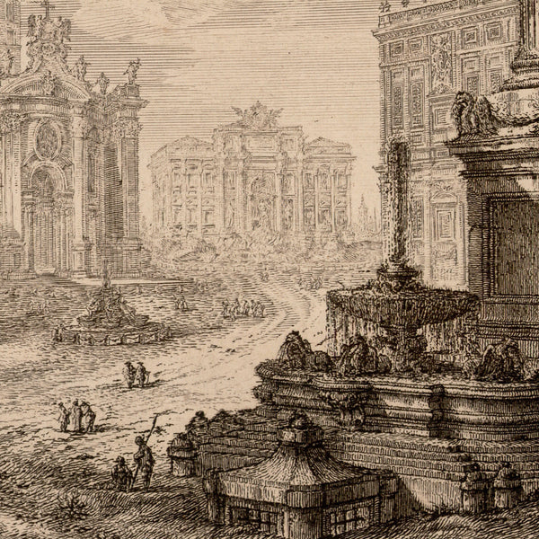 Rome, 1748, Topografia di Roma, Pianta, Nolli, Antique Map