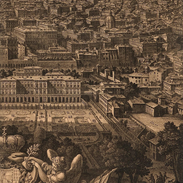Rome, 1765, Citta di Roma, Prospetto, Vasi