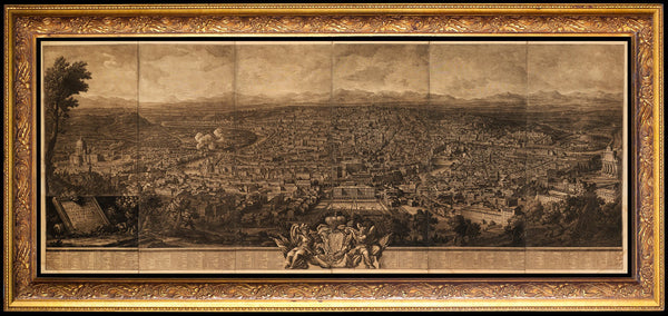 Rome, 1765, Citta di Roma, Prospetto, Vasi