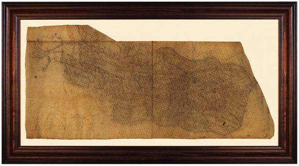Shenandoah Valley, 1862, Virginia, Stonewall Jackson, Framed Civil War Map