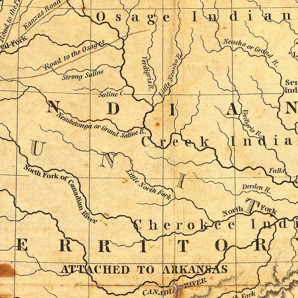 Texas, 1836, Young & Mitchell Map