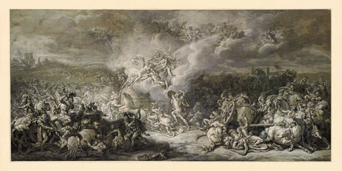 Trojan War, Greek Mythology, Iliad, Combat of Diomedes, Fine Art Print
