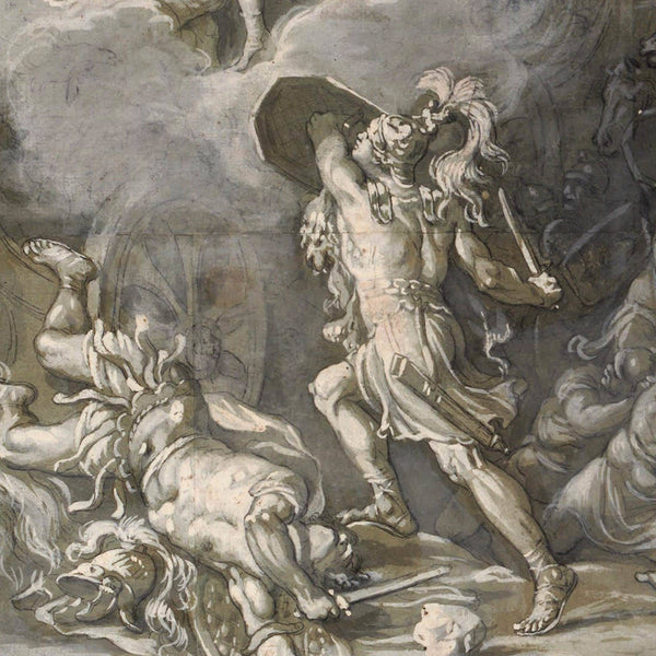 Trojan War, Greek Mythology, Iliad, Combat of Diomedes, Fine Art Print