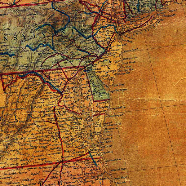 USA, 1839, North America, David Burr, Jedediah Smith Map